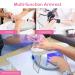 Professional Coldairsoap Nail Pillow Hand Rest & Holder - White Microfiber Leather Arm Stand for Manicure Art DIY at Nail Salons - Buy Online on GoSupps.com