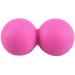 Xptieeck Tpe Ball Gym Fitness Ball Therapy Relax Exercise Portable Massage Ball Stress Relief Improve Blood Circulation Pink