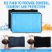 RAKZU Extra Large Reusable Ice Pack - Hot Cold Therapy Gel Pack for Injuries - 13 x 21.5 - Long Lasting Pain Relief for Back, Knee, Legs, Shoulders - 2 Pack - Buy Online on GoSupps.com