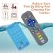 Silicone Remote Control Shape Baby Teething Toys 2 Pack | Chew Toys for Boys and Girls | Silicone Teether Toy for Babies 3-12 Months | Grey+Blue - Buy Online on GoSupps.com
