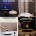 Flames Diffuser with 7 Colors & Wood Grain - 200ml Silent Air Freshener with Automatic Shutdown for Ultimate Room Fragrance - Buy Online on GoSupps.com