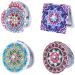 Luejnbogty DIY Pocket Mirror Portable Magnifying Folding Mirror for Women