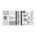 Nail art for women nail stamp plate DIY unlimited selection stainless steel Christmas tree nail art plate manicure tools for party nail stamps
