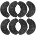 PULABO 4 Pairs Black Rubber Shoe Heel Plates Taps - Anti-Slip & Long-Lasting - Buy Online on GoSupps.com
