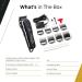 5 Star Black Cord/Cordless Magic Clip - Professional Clipper with Adjustable Taper & 8 Cutting Guides | International Shipping Available - Buy Online on GoSupps.com