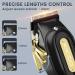 Buy Cordless Hair Clippers for Men | Professional Barber Clippers & Rechargeable Beard Trimmer Set with LED Display | Perfect Gifts in Black - Buy Online on GoSupps.com