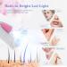 Women's Epilator Wireless Facial Epilator for Face & Body Electric Face Epelator with LED Light Painless Mini Epilator for Intimate Area Face Armpit Leg Bikini Zone Rose - Buy Online on GoSupps.com