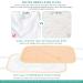 Natural Castor Oil Wrap | Castor Essence Oil Cloth for Sleeping Castor Oil Packs for Liver Castor Oil Pack Compress with Adjustable Strap Serut - Buy Online on GoSupps.com