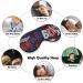 New York Style Grunge Geometric Sleep Mask Eye Cover for Sleeping Blindfold with Adjustable Strap Blocks Light Night Travel Nap for Men Women - Buy Online on GoSupps.com