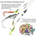 CWSDXM Fishing Beads 6mm 8mm Round Mixture Bait Kits for Saltwater/Freshwater Fishing Rigs - 500pcs - Buy Online on GoSupps.com