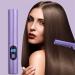 YUUAND Wireless Mini Hair Straightener | 2024 Upgraded 2 in 1 Electric Straightening Comb | Portable Anti-Scald Brush (#04 Purple - Buy Online on GoSupps.com