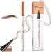 Ey brow pencil waterproof eyebrow pencil wiped-resistant liquid eyebrow pencils fast drying and durable silent welding effortlessly create natural eyebrow shape light brown a-light brown