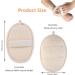 Natural Loofah Sponge Exfoliating Body Scrubber - 2 Pcs Shower Set for Exfoliation, Scrubbing Pads for Women and Men - Buy Online on GoSupps.com