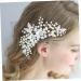 Beaupretty Tiara Bride Headpieces for Wedding Flower Hair Comb Pearl Headwear Rhinestone Comb Hair Comb for Bride Comb for Bridal Rhinestone Hair Comb Headgear Wedding Dress Hair Accessories - Buy Online on GoSupps.com