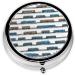 Monorail Train Mini Round Pill Box | 3 Compartment Pill Organizer for Travel & Home Use - Buy Online on GoSupps.com