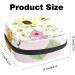 MUOOUM Menstrual Pad Bag - Blooming Sunflower Daisy Print | Sanitary Napkin & Tampon Organizer for Women and Girls | Multi-Colored - Buy Online on GoSupps.com