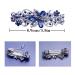 Flower Crystal Rhinestone Hair Barrettes for Women - 4PCS Pearl Spring Clips - Fashion Ponytail Holders - Mother's Day Gift - Buy Online on GoSupps.com