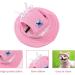 Adjustable Dog Sonnen Hat - Summer Baseball Cap with Ear Holes for Small Dogs Puppies & Cats | Outdoor Sun Protection Solar Hood in L Pink - Buy Online on GoSupps.com
