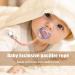 BasicsSlife BPA-Free Silicone Pacifier Clip - Universal Fit for Pacifiers & Baby Toys - Keep Your Baby's Pacifiers Clean! - Buy Online on GoSupps.com