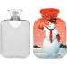 Christmas Snowman Hot Water Bottle with Cover - 1L | Pain Relief & Heat Pack for Women - Perfect Holiday Gift! - Buy Online on GoSupps.com