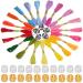 45-Piece Hair Accessory Set: Braiding String, Beard Beads, Metal Hair Cuffs - Assorted Colors - Buy Online on GoSupps.com