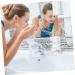 PRETYZOOM 1pc Simple Storage Decorative Bath Lovely Press-Type Liquids Shower Resin Supply Replacement Use White 19.00X7.00X7.00CM - Buy Online on GoSupps.com