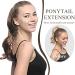 FAELBATY Hair Extensions Ponytail Synthetic Magic Paste Wrap Around Ponytail Long Curly Wave Heat Resistant Clip in Ponytail Hair Extensions for Women(20Inch 4#) ponytail-4# - Buy Online on GoSupps.com