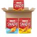 Cheez-It Snap'd Cheese Cracker Chips, Thin Crisps, Bulk Lunch Snacks, Variety Pack, 7.5 Ounce (Pack of 3) Variety Pack 7.5 Ounce (Pack of 3)