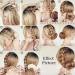 WACURRENTHYD Blonde Kid Hair Donut Bun Maker 2PCS - Small 2.5 Inch Beige Chignon Doughnut Shaper for Short and Thin Hair - Buy Online on GoSupps.com