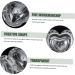 Operitacx 4pcs Multi-function Adorable Major Plastic Shaping Small Accessory Clear Portable - Buy Online on GoSupps.com