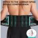 Adjustable Back Support Belt with 2 Wrists Straps for Pain Relief - M Size 29.5''-35.5'' - Sciatica, Scoliosis, Non-slip Lower Back Brace for Men & Women - Buy Online on GoSupps.com