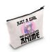 Levlo anime fans make-up bag for anime lovers gift anime cosmetic bag for women cartoon-anime-make-up bag loans anime cosmetic bag