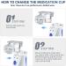 Portable Ultrasonic Mesh Nebulizer for Adults & Kids - Home Daily Use Steam Inhaler for Breathing Problems - Buy Online on GoSupps.com