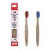 Hello Kitty - Children's toothbrush made of bamboo 2 -Set - gentle for the gums - 100% BPA -free - bamboo toothbrush -environment -friendly manual toothbrush Hello kitty toothbrush 1 piece (2 Pack)