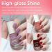 Nail Polish Set 6Pcs Quick Dry & Long Lasting Nude Pink Red Nail Varnish - Non-Toxic Water Based Holographic Nail Polish Gel - No Need UV Nail Paint for DIY Nail Art Manicure at Home 8ML Nude Pink Red Purple - Buy Online on GoSupps.com