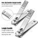 12-Piece Stainless Steel Nail Clipper Set - Bulk Pack for Women and Men - Buy Online on GoSupps.com