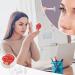 Buy Cartoon Round Case for Contact Lens Kit - Portable Boxing Glove Design with Mirror | Cute Storage Box - Buy Online on GoSupps.com