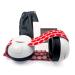 FROLIKA Baby Ear Protection - Baby Ear Defenders - Baby Earmuffs - Infant Ear Protection  Help Infant Noise Reduction Red and White