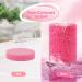 HOMEXCEL 96-Count Compressed Facial Sponges - 100% Natural Cellulose Reusable Makeup Remover Pads for Daily Cleansing & Exfoliating Ideal for Home & Travel - Pink - Buy Online on GoSupps.com