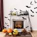 Kidtion 96 PCS Halloween 3D Bats 2021 - Upgraded Realistic PVC Bat Wall Stickers Decals - Indoor DIY Party Decorations - Scary Black Bat Sticker - 5 Sizes - Halloween Party Supplies - Buy Online on GoSupps.com
