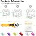 Bowl Cozy Template Cutting Ruler Set - Sewing and Quilting Templates with Rotary Cutter, User Manual, and Sewing Clips - Acrylic Stencils for DIY Art Craft (3 Sets of 6 Sizes) - Buy Online on GoSupps.com