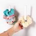 Adhesive Scrunchie Holder 2-Pack - DIY Hair Accessories Organizer - Wall Hooks - Waterproof - Simple Style White - Buy Online on GoSupps.com