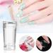 Buy 2-Piece Nail Art Stamper Set | Silicone Transparent Soft Stamp for French Nails | DIY Manicure & Nail Stamping Tools - Buy Online on GoSupps.com