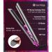 PRITECH 2 in 1 Flat Iron Hair Straightener and Curling Iron with Ceramic Plates, Extra-Long Design, Auto Shut Off, 5 Temp. Settings (300-450) - Gray - Buy Online on GoSupps.com