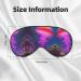 Magic Mushroom Print Unisex Sleeping Eye Mask | Soft Comfortable Light-Blocking Design for Better Sleep - Buy Online on GoSupps.com