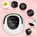220W LED UV Nail Lamp for Gel Nails | Professional Faster Nail Dryer with 4 Timers | Touch Screen, Portable Handle | Cures Gel Nail Polish | White-Black - Buy Online on GoSupps.com