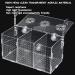 ATPWONZ Fish Breeding Box - Acrylic Isolation Aquarium Hatchery for Fry, Shrimp, Guppy & Clownfish - Buy Online on GoSupps.com