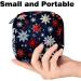 Muoooum Merry Christmas Pattern Menstrual Pad & Cup Pocket Bag for Women - Portable Teen Girls' Zip Pouch Color 7 (4.7x6.6) - Buy Online on GoSupps.com