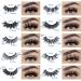 FARRED Wholesale Fluffy Dramatic Bulk Lashes Mix 10 Styles 30 pairs Pack - Volume Faux Mink Eyelash Thick 8D Fake Lash Short Natural Look Eyelashes - Buy Online on GoSupps.com