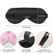 Haskirky Light Blocking Eye Mask - Breathable & Adjustable for Adults | Ideal for Travel, Yoga, Meditation & Office - Pink Stars - Buy Online on GoSupps.com